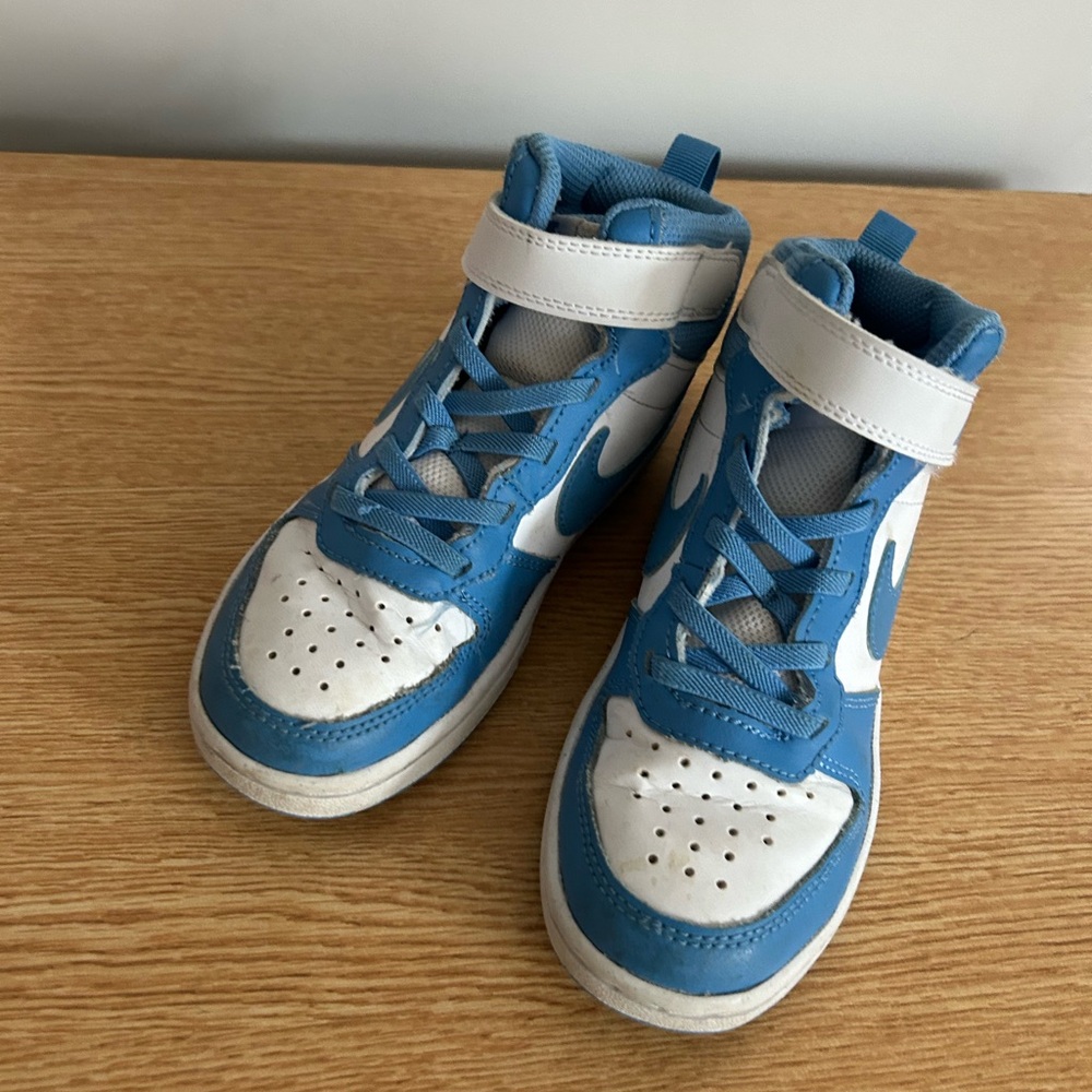 Nike Kids Blue and White Sneakers